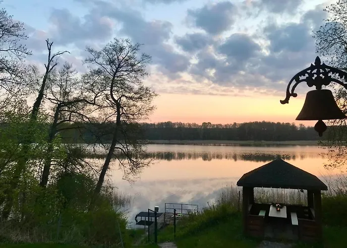 Wieck Am See, Mit Ruderboot Villa Gransee